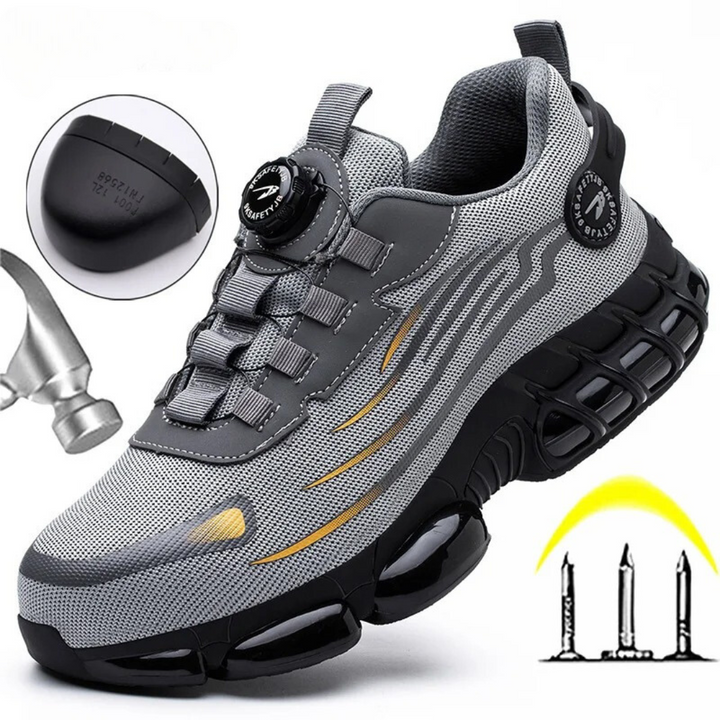 Men's Steel Toe Work Shoes with Dial Closure