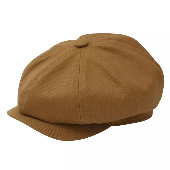 Men's Twill Newsboy Cap in a Structured Fit