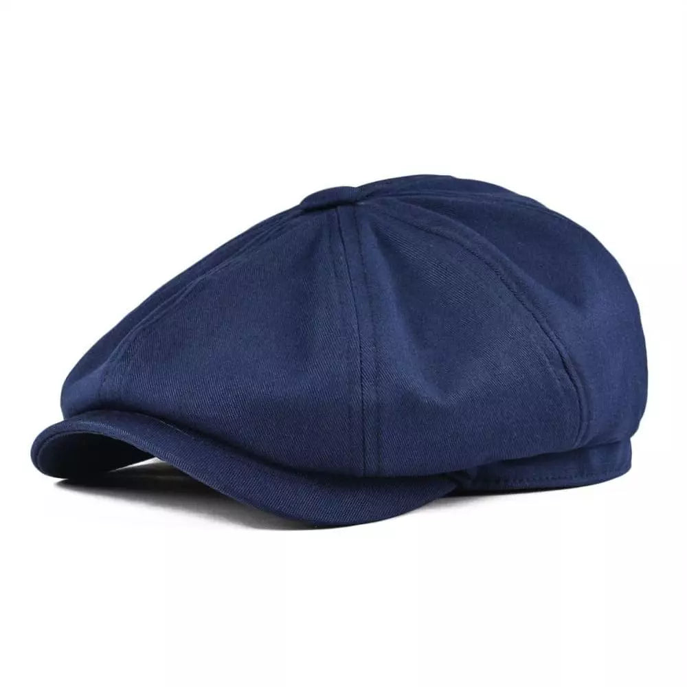 Men's Twill Newsboy Cap in a Structured Fit