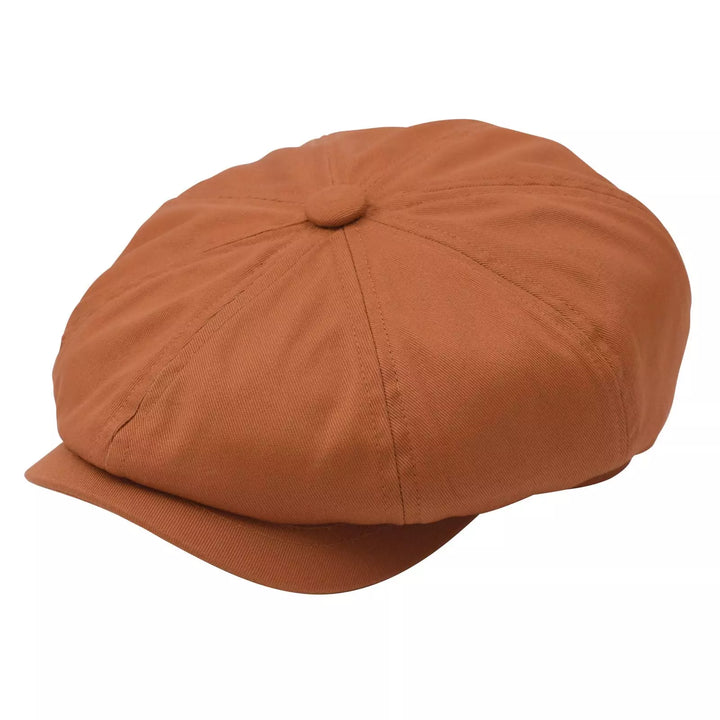 Men's Twill Newsboy Cap in a Structured Fit