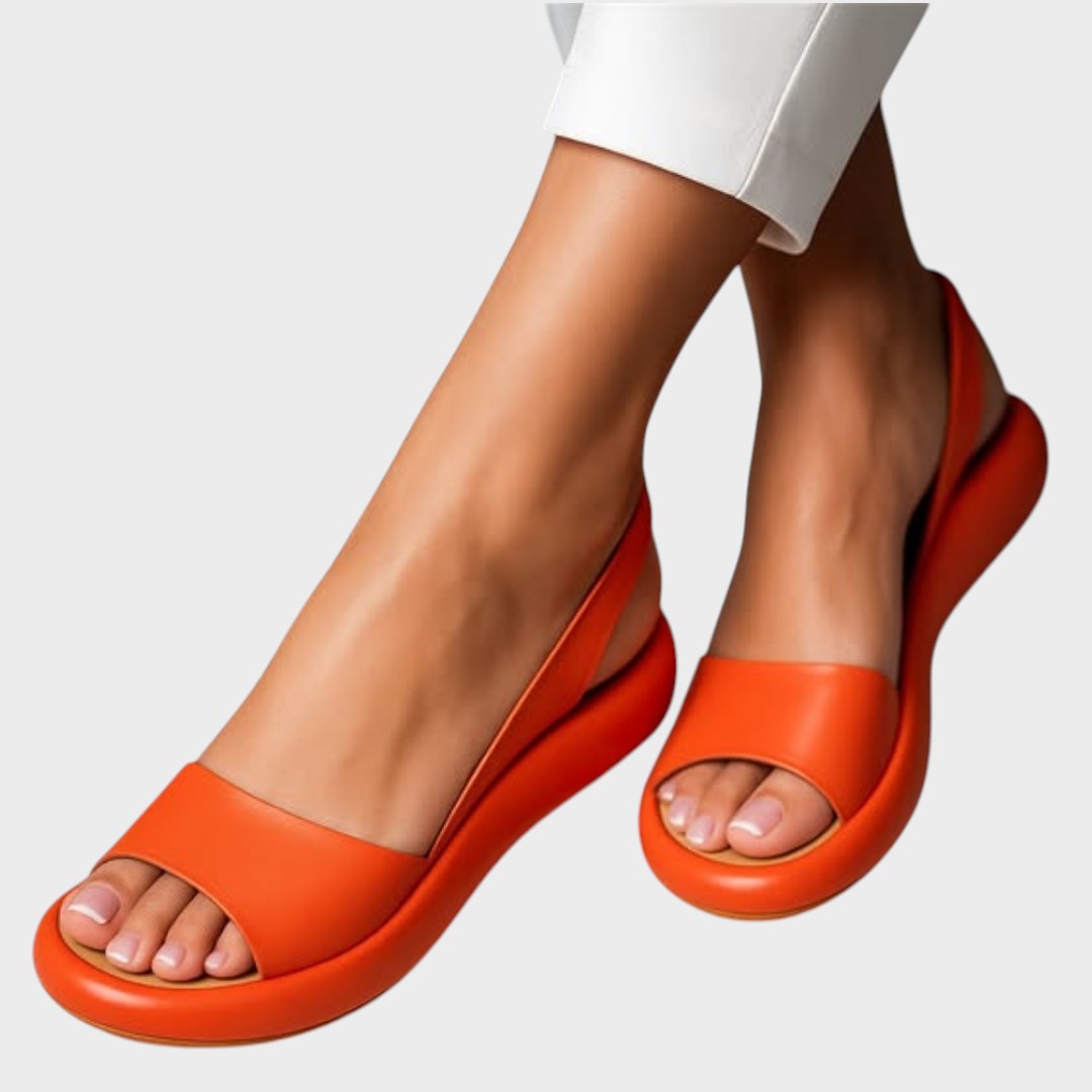 Lightweight Platform Slingback Sandals