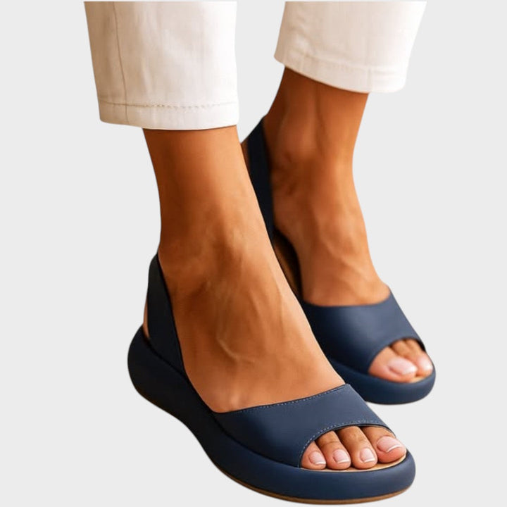 Lightweight Platform Slingback Sandals