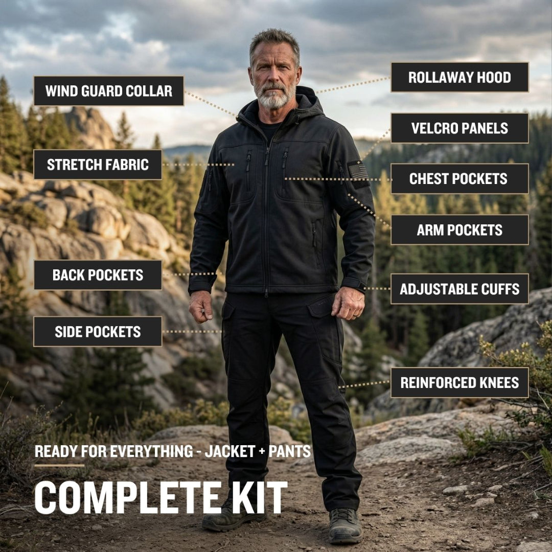 Men's Tactical Jacket and Pants Set