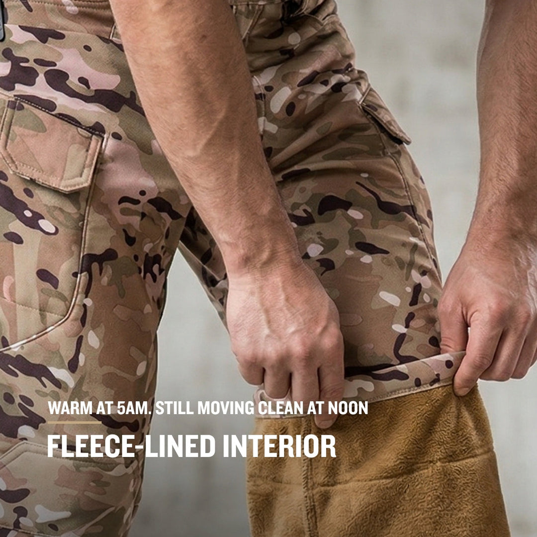 Men's Camo Cargo Pants with Multi Pockets