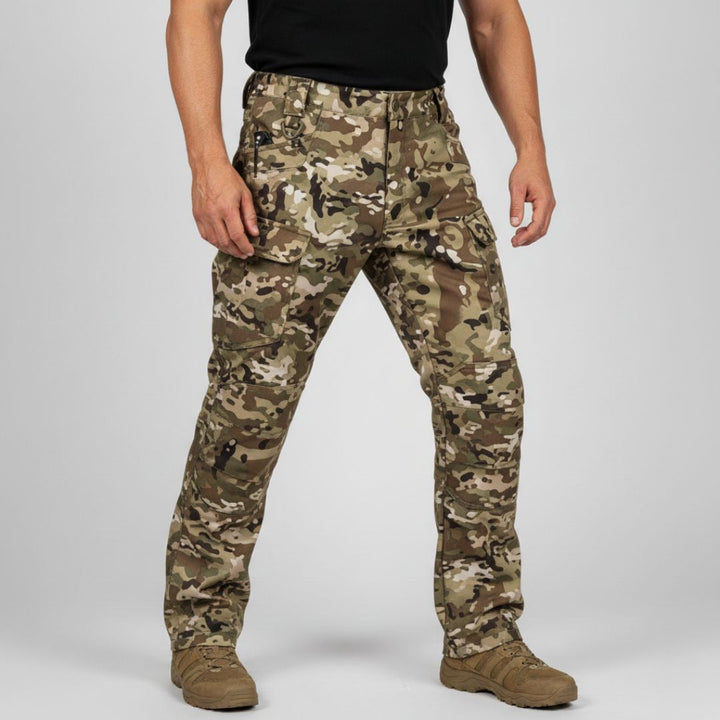 Men's Camo Cargo Pants with Multi Pockets