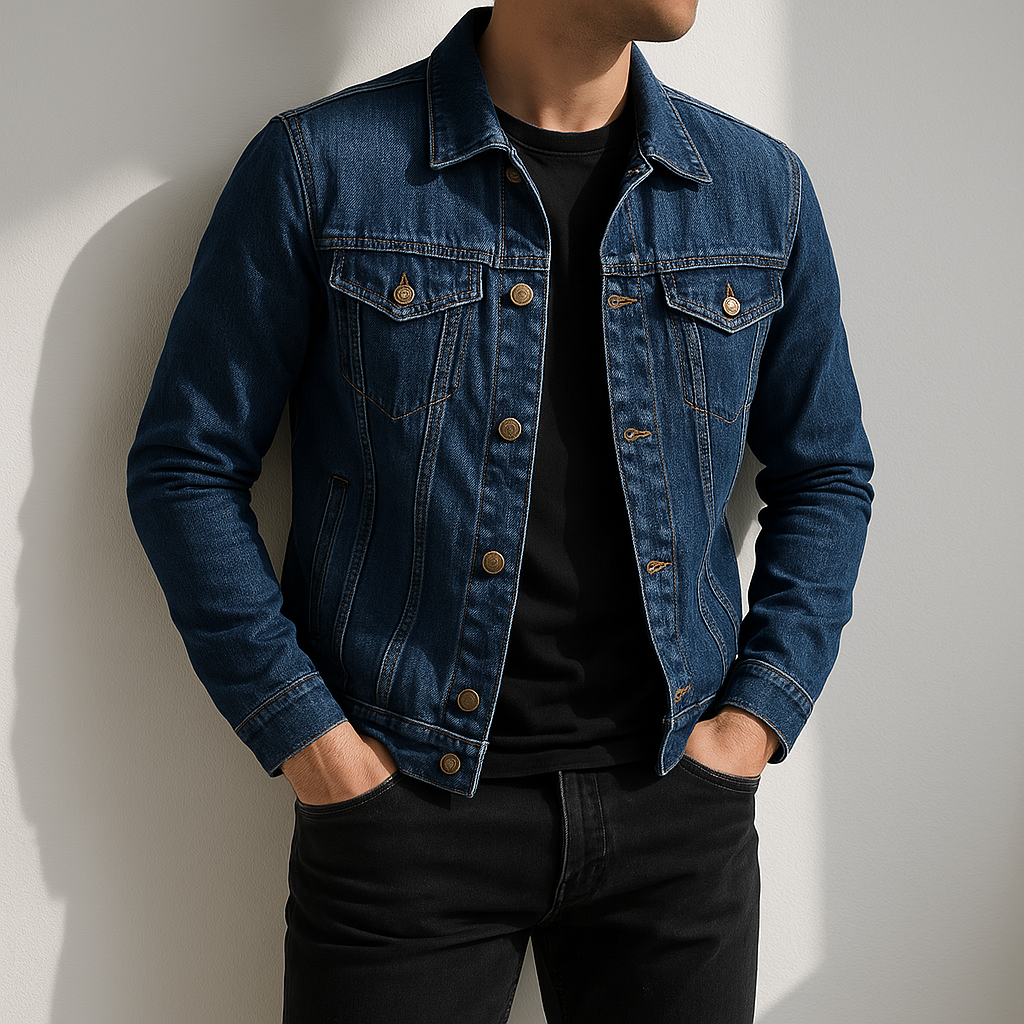 Classic Trucker Denim Jacket Men