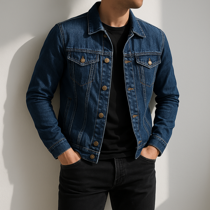 Classic Trucker Denim Jacket Men