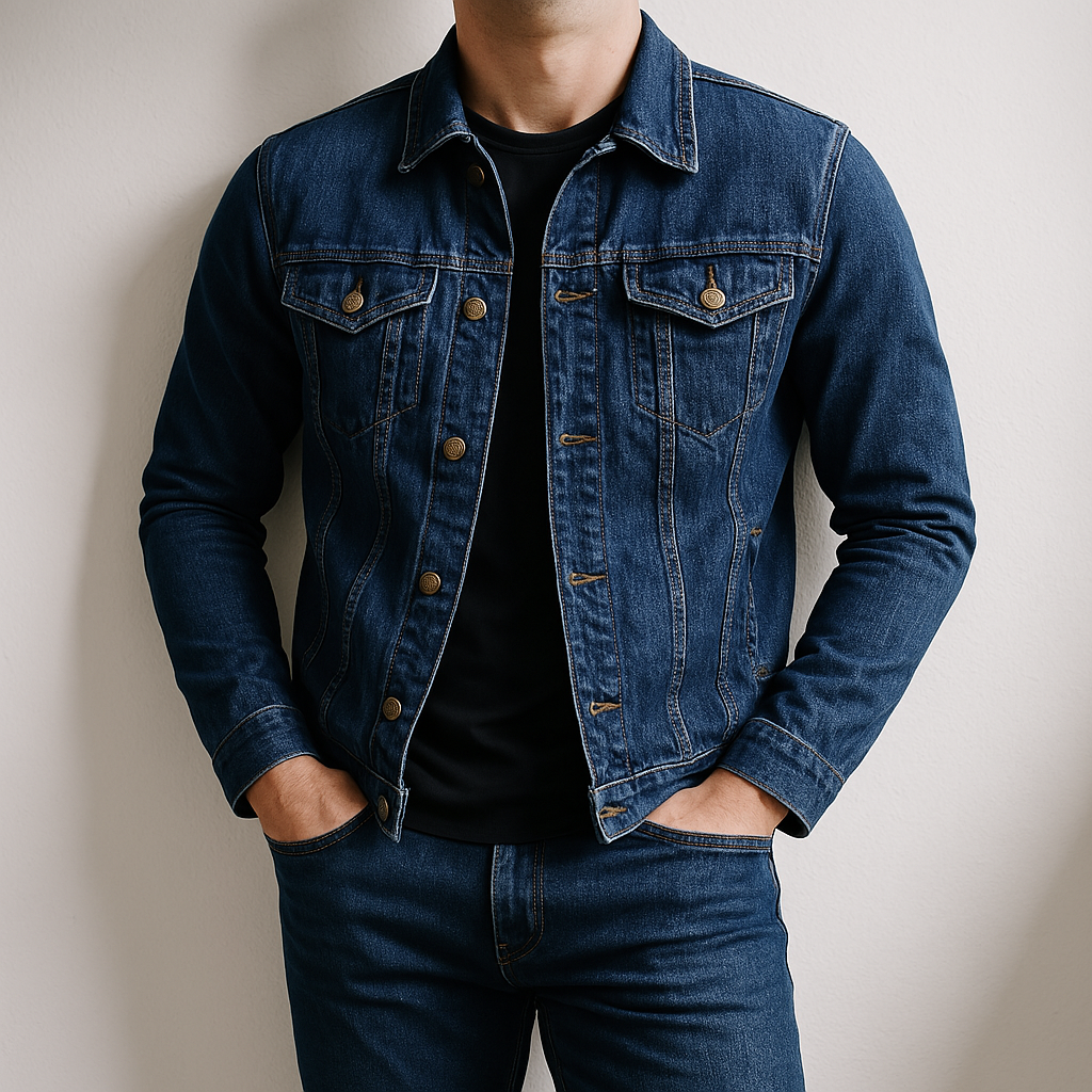 Classic Trucker Denim Jacket Men