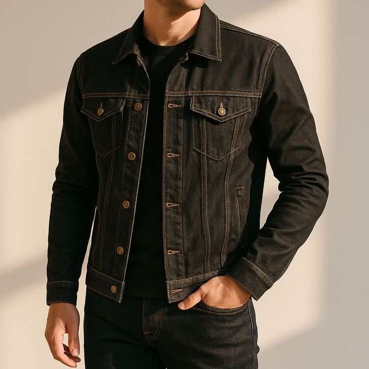 Classic Trucker Denim Jacket Men