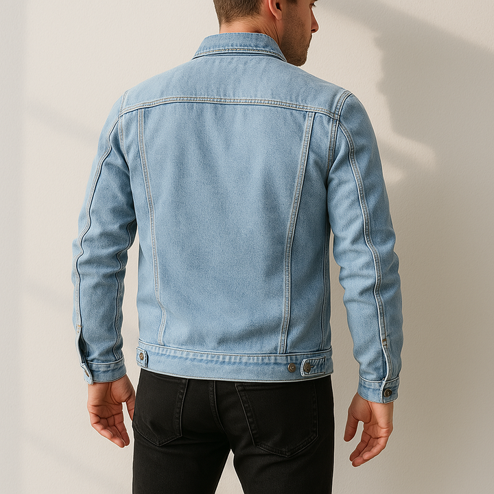 Classic Trucker Denim Jacket Men
