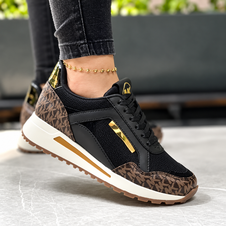 Women's Padded Comfort Sneakers with Non-Slip Sole
