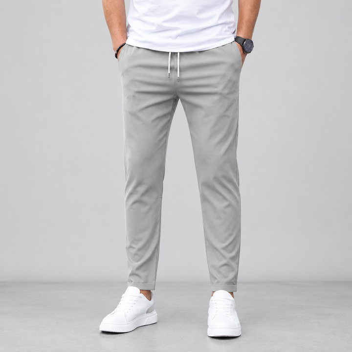 Men's Slim Fit Tapered Drawstring Pants