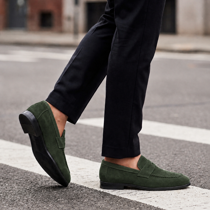 Men's Penny Loafers with Slip-On Design