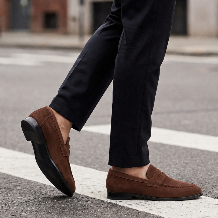 Men's Penny Loafers with Slip-On Design