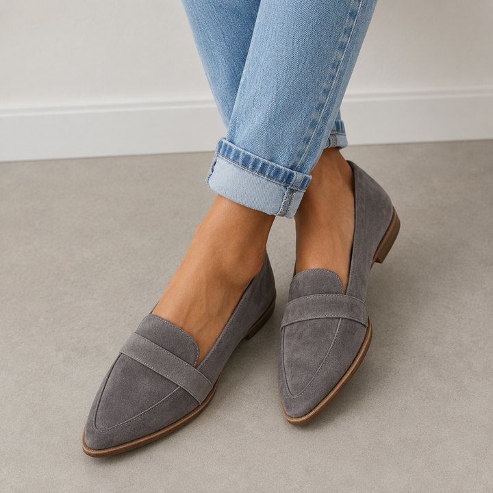Women's Suede Orthopedic Pointed-Toe Loafers