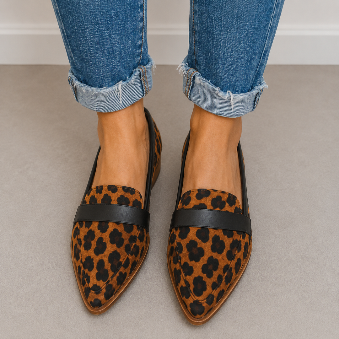 Women's Suede Orthopedic Pointed-Toe Loafers