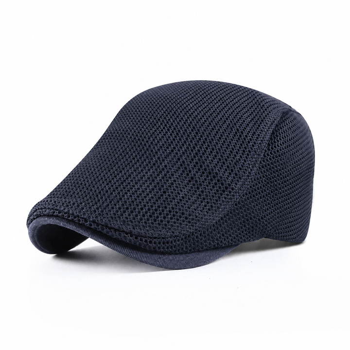 Men's Mesh Ventilated Flat Cap