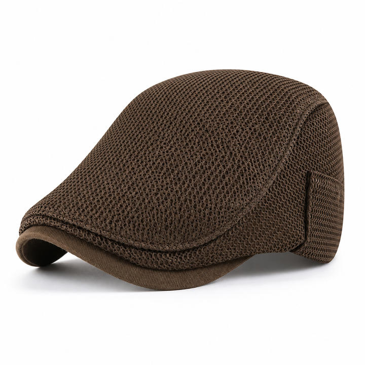 Men's Mesh Ventilated Flat Cap