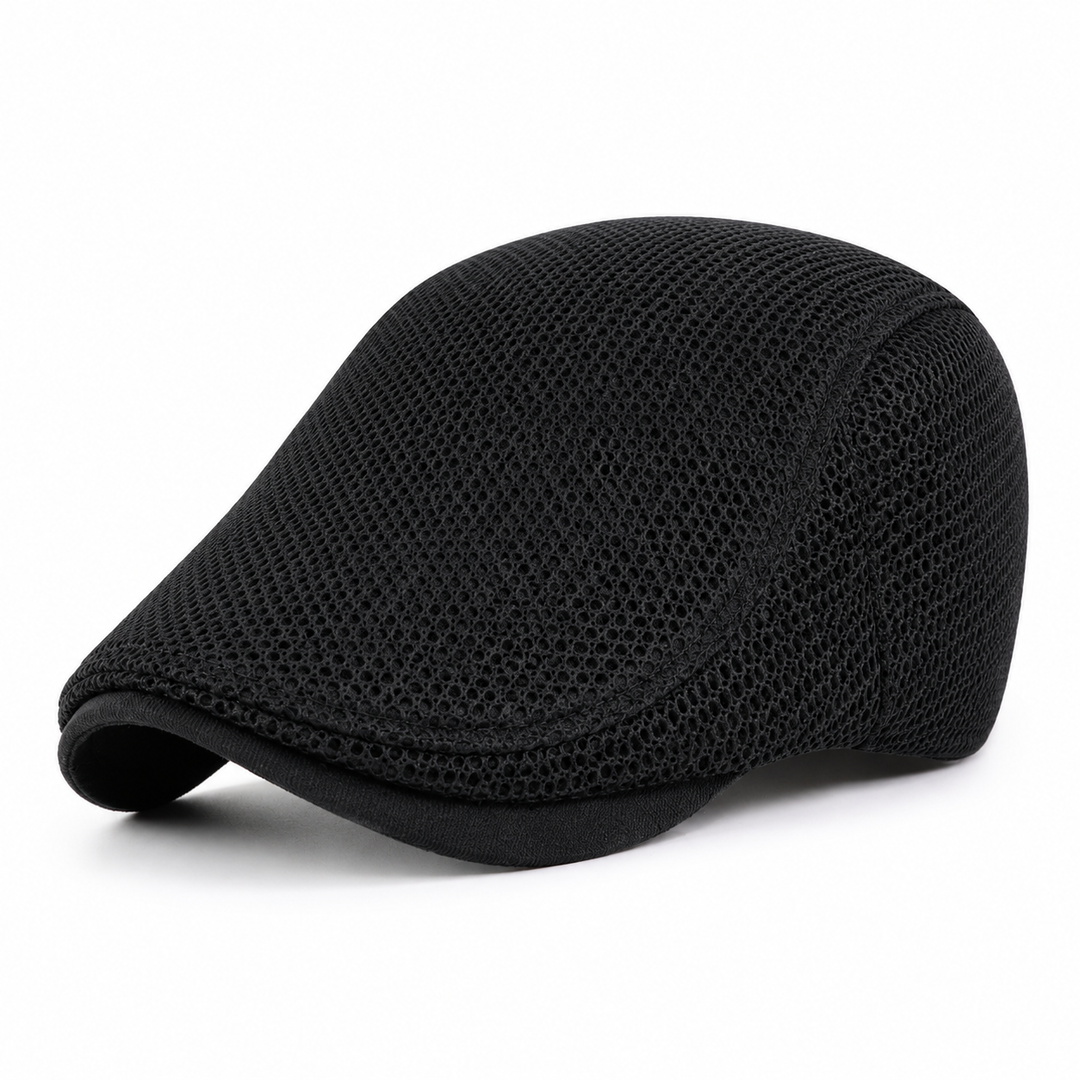 Men's Mesh Ventilated Flat Cap