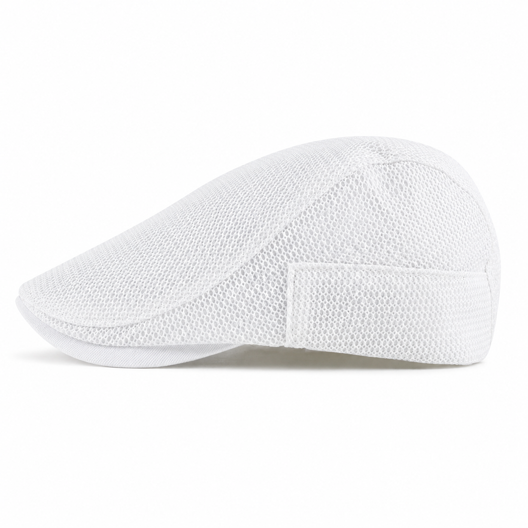 Men's Mesh Ventilated Flat Cap