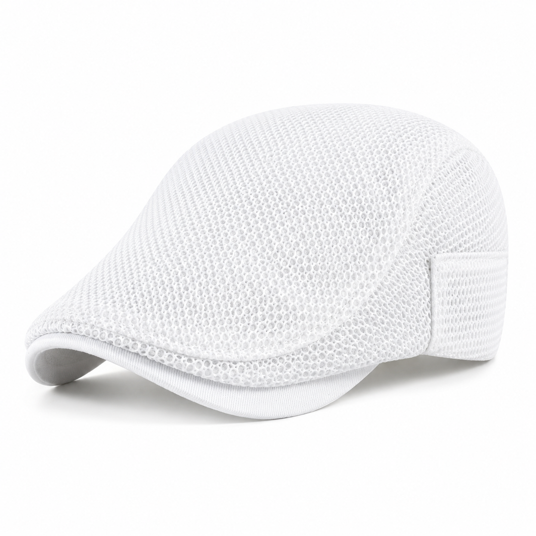 Men's Mesh Ventilated Flat Cap