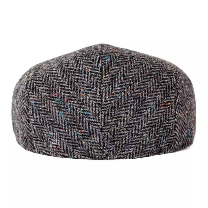 Men's Wool Herringbone Flat Cap
