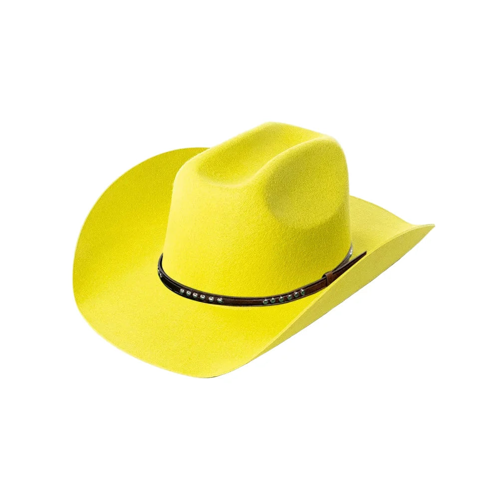 Wool Cowboy Hat with Studded Band