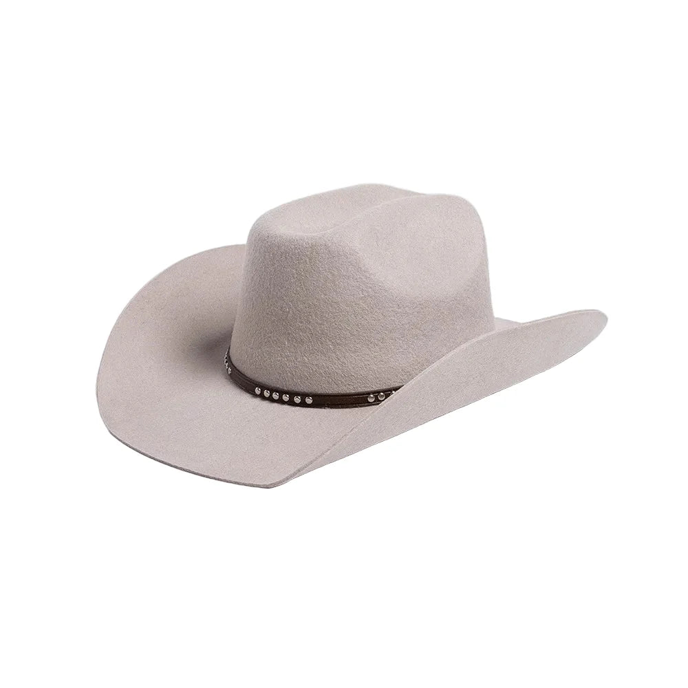 Wool Cowboy Hat with Studded Band