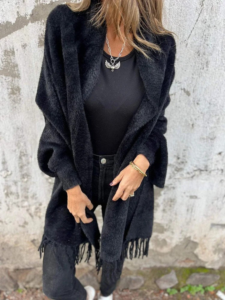 Soft Knit Fringe Cardigan