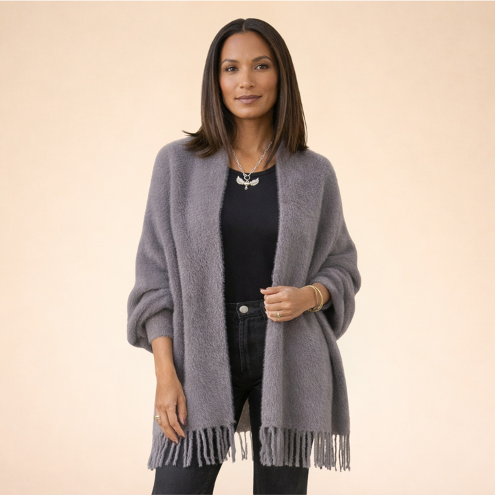Soft Knit Fringe Cardigan