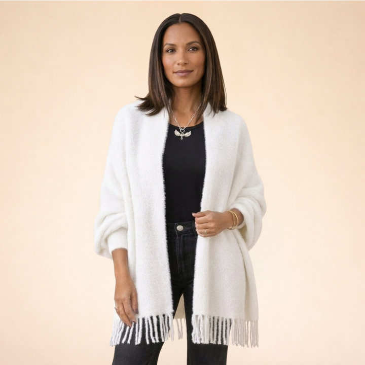 Soft Knit Fringe Cardigan
