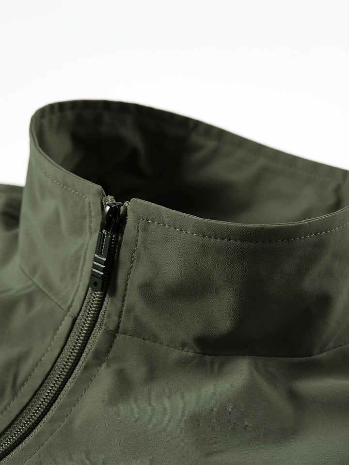 Men's Utility Vest with Multiple Zip Pockets