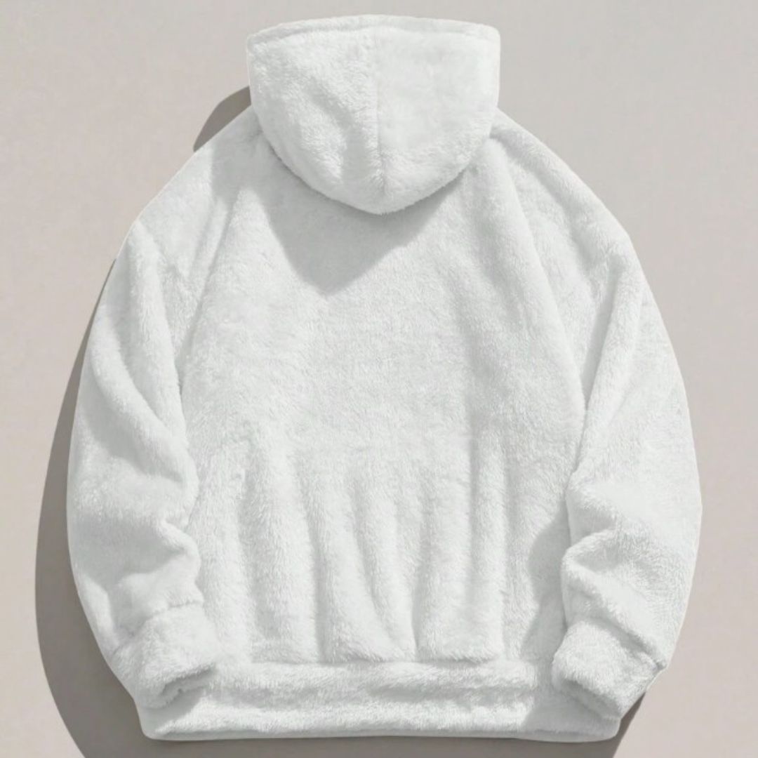 Oversized Fleece Hoodie with Kangaroo Pocket