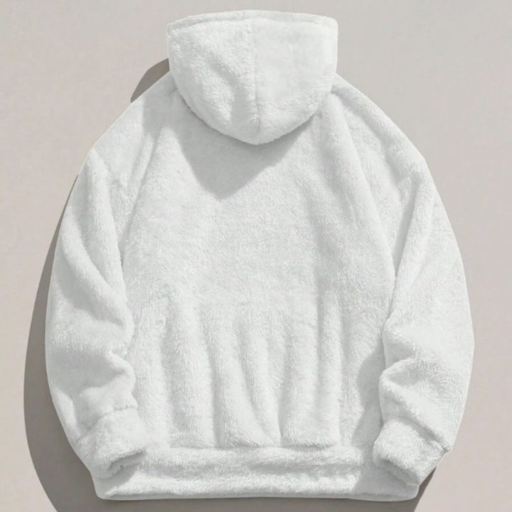 Oversized Fleece Hoodie with Kangaroo Pocket