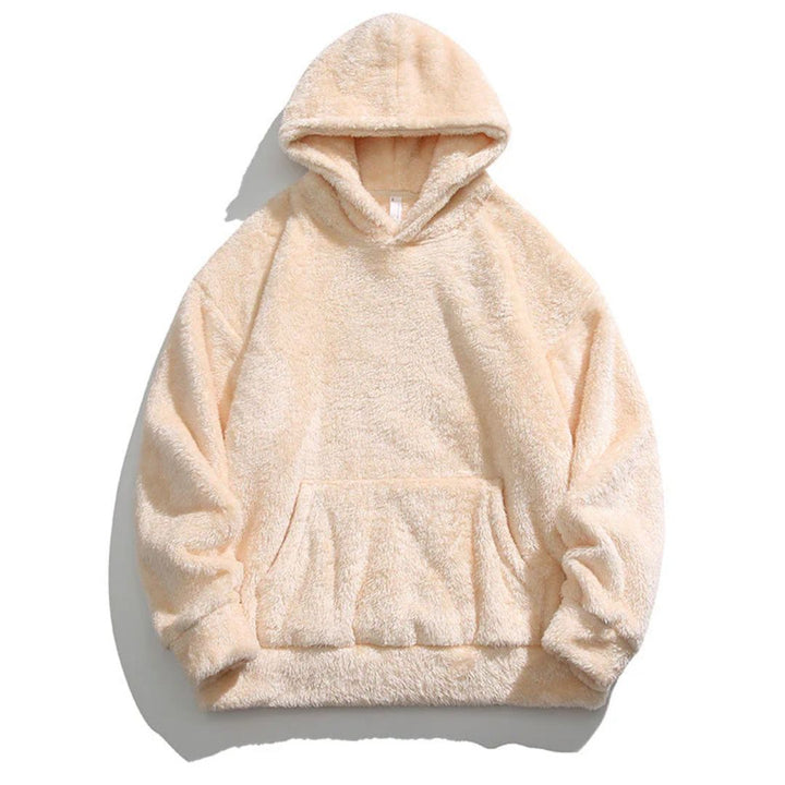 Oversized Fleece Hoodie with Kangaroo Pocket