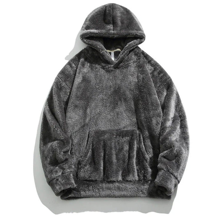 Oversized Fleece Hoodie with Kangaroo Pocket