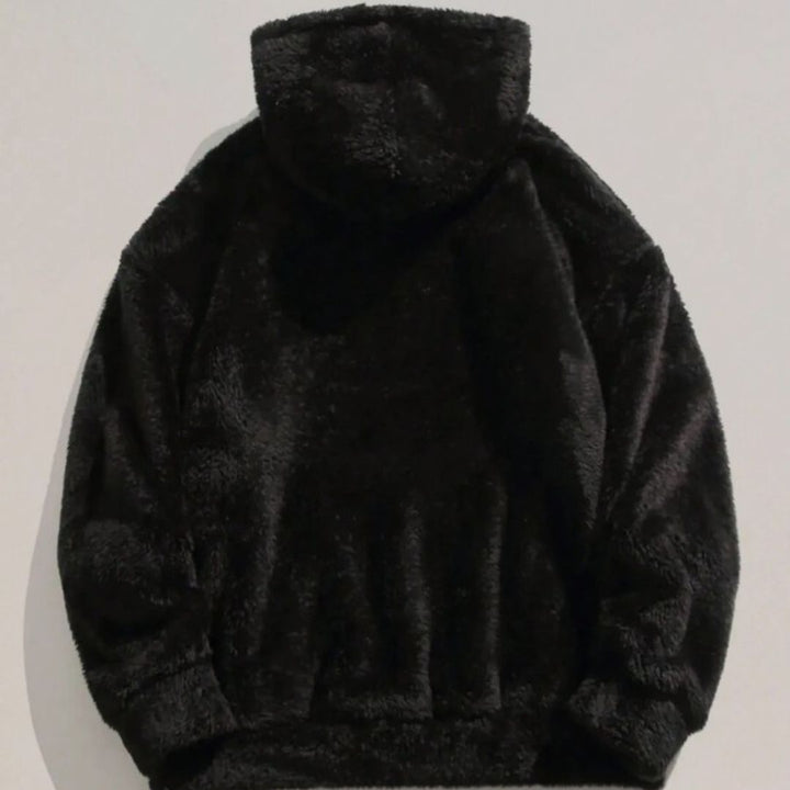 Oversized Fleece Hoodie with Kangaroo Pocket