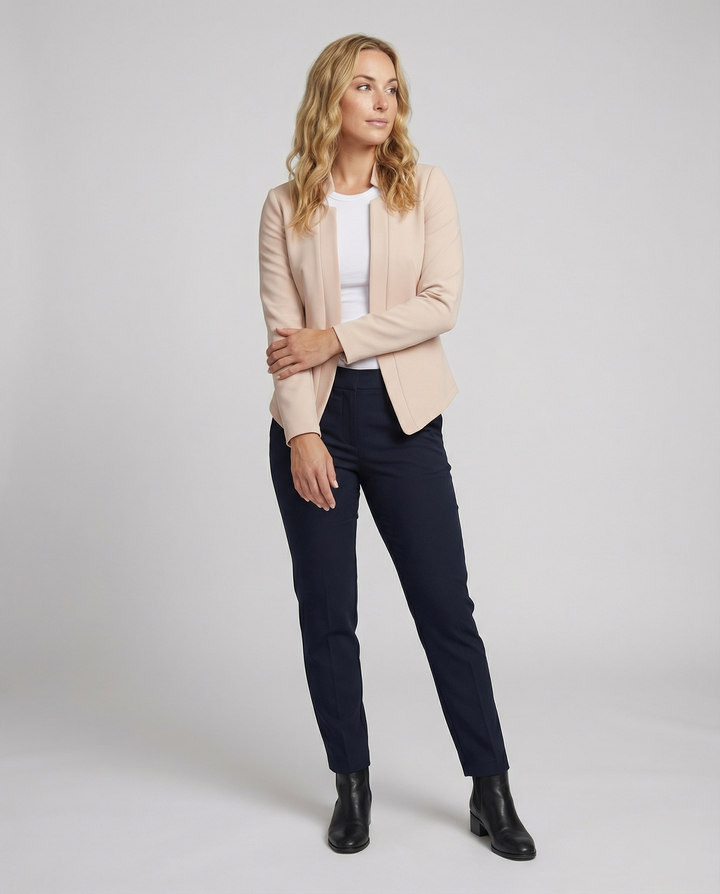 Open Front Tailored Blazer for Women