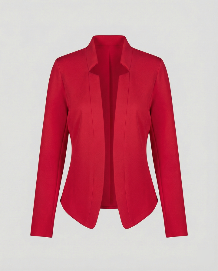Open Front Tailored Blazer for Women