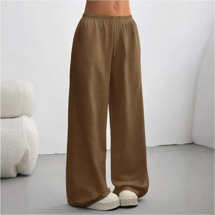 High Waisted Wide Leg Jogging Pants
