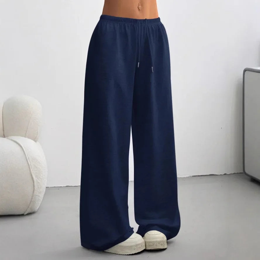 High Waisted Wide Leg Jogging Pants