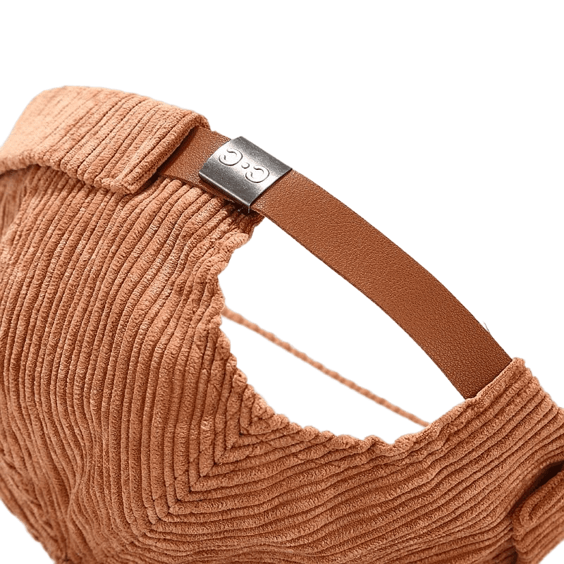 Corduroy Docker Cap with Adjustable Strap