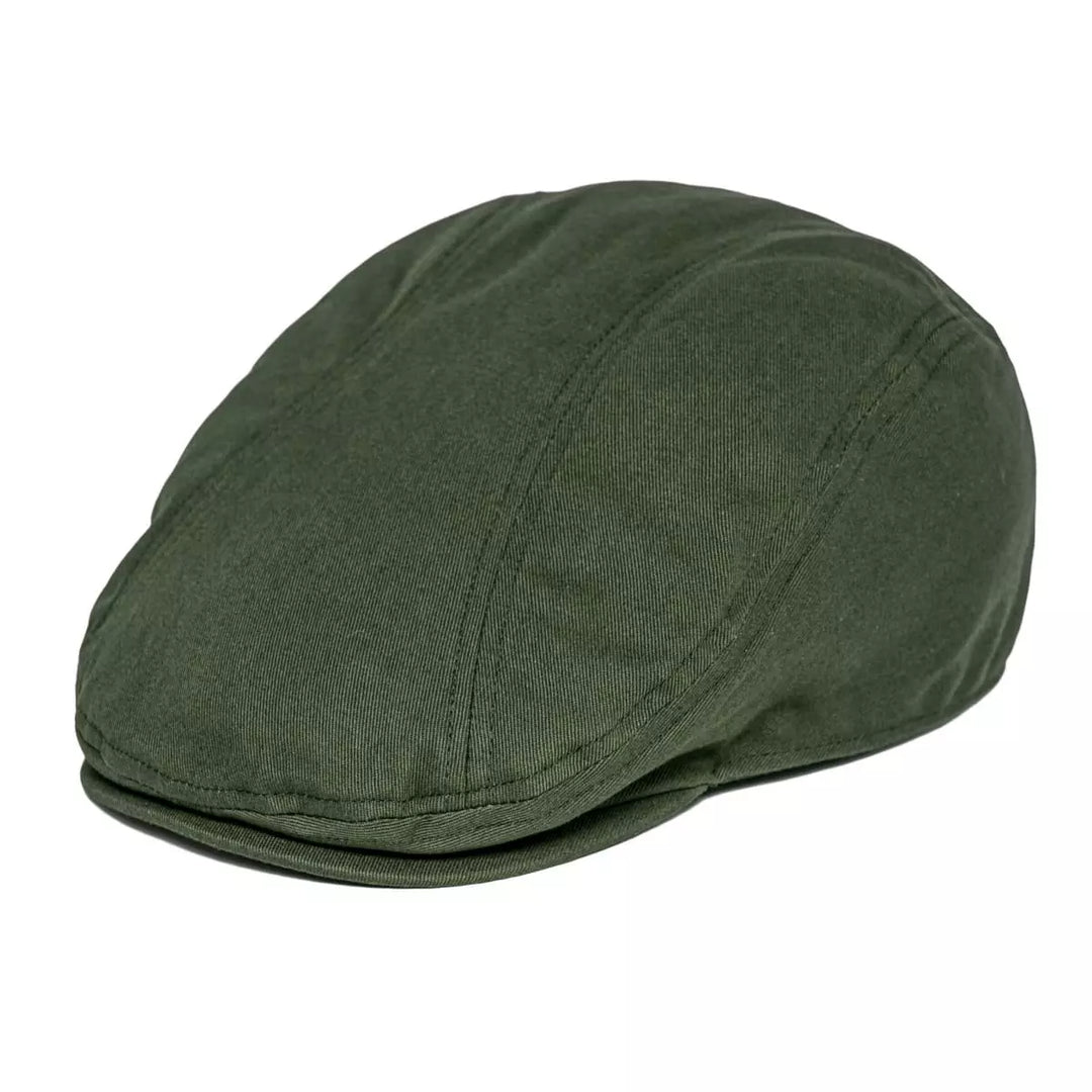 Men's Cotton Ivy Cap with Panel Stitch Detail