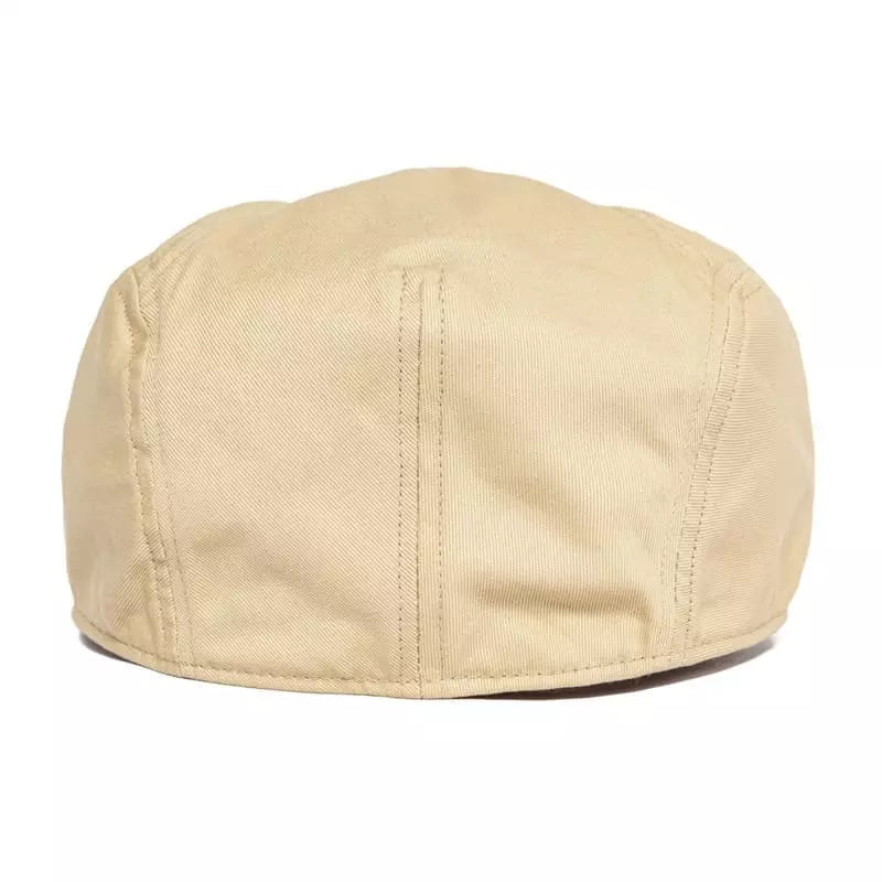 Men's Cotton Ivy Cap with Panel Stitch Detail