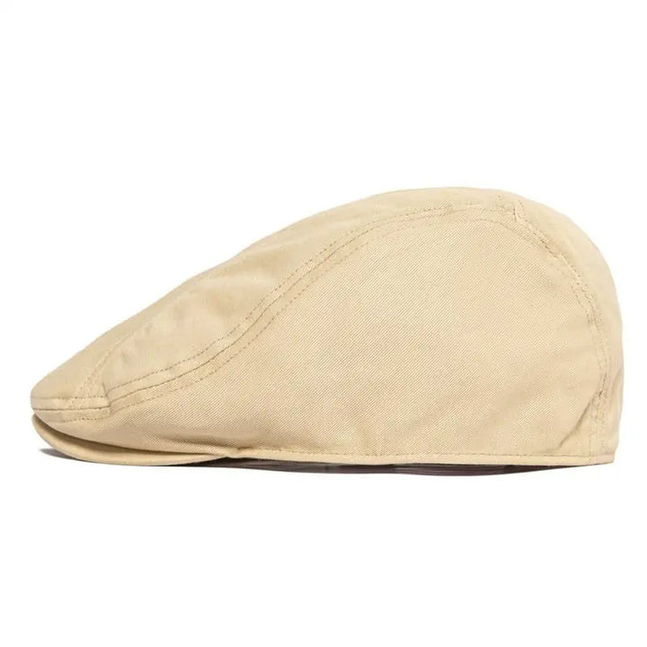 Men's Cotton Ivy Cap with Panel Stitch Detail