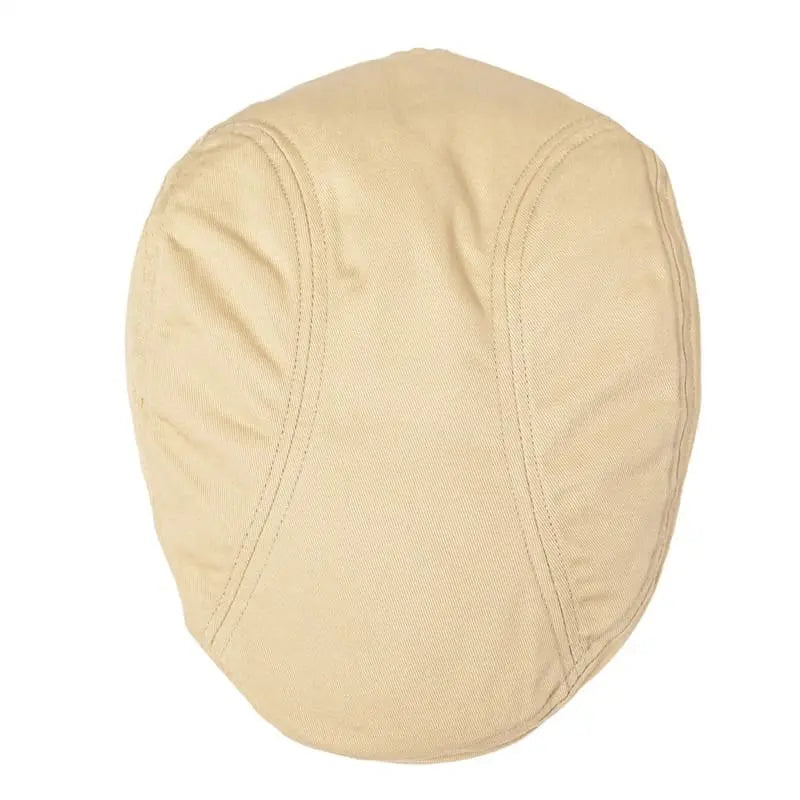Men's Cotton Ivy Cap with Panel Stitch Detail