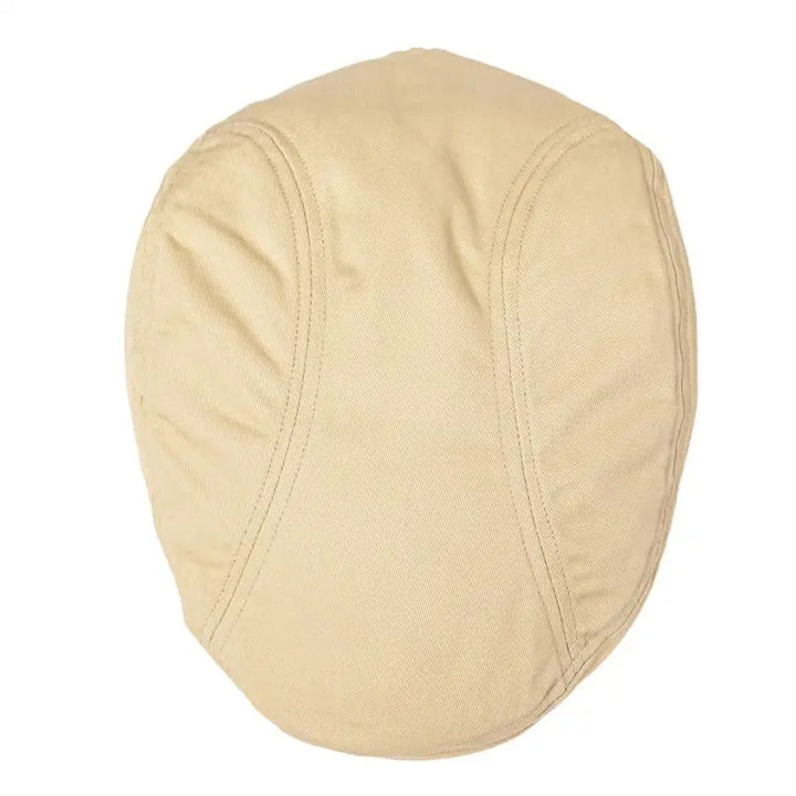 Men's Cotton Ivy Cap with Panel Stitch Detail