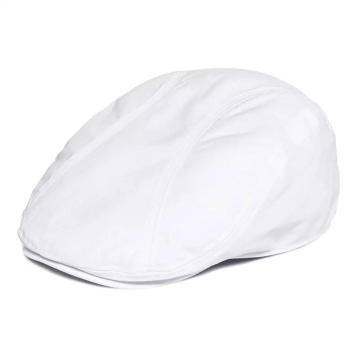Men's Cotton Ivy Cap with Panel Stitch Detail