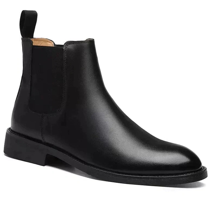 Men's Suede Chelsea Boots with Pull Tab