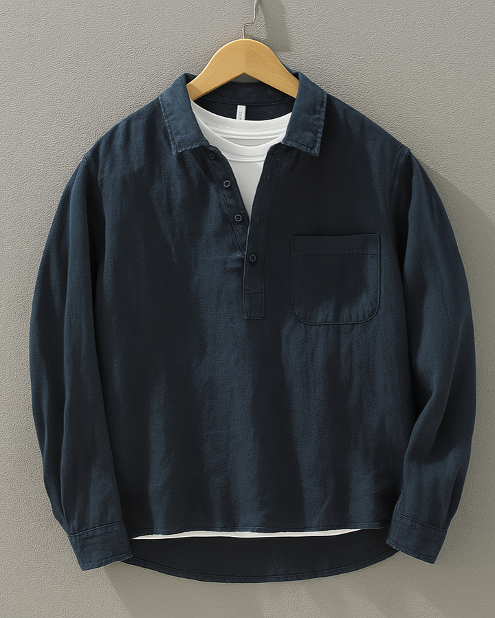 Men's Long Sleeve Pullover Shirt